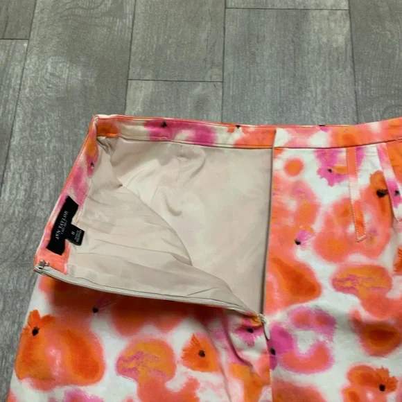 Womens Ann Taylor Dancing Blooms‎ Colorful Casual Pencil Skirt - Picture 9 of 9